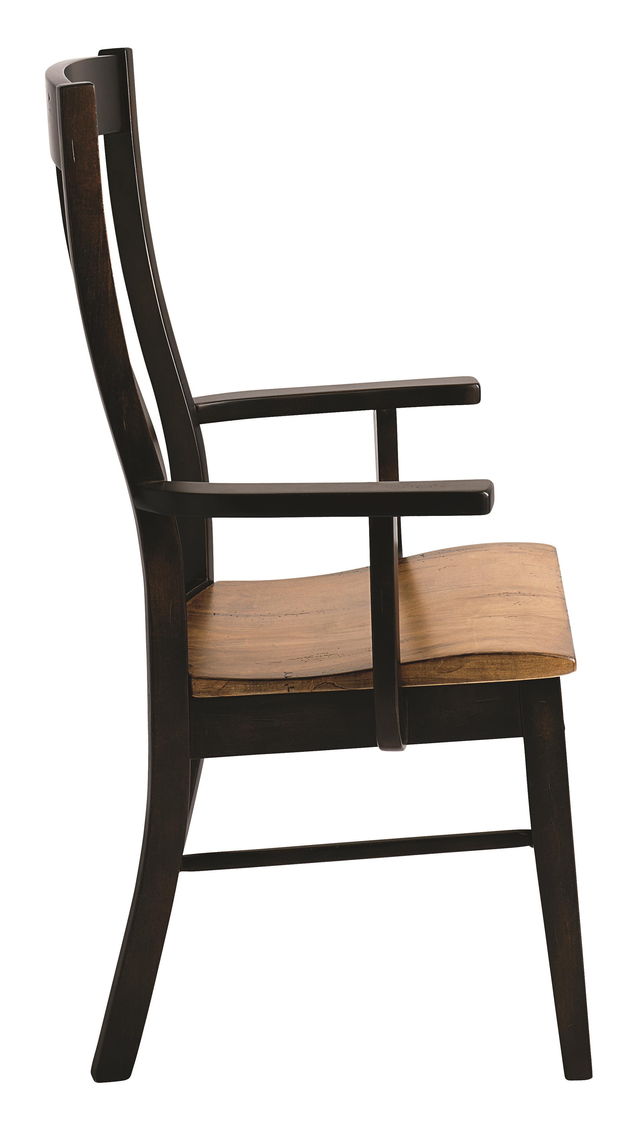 Bassett Bench Made Maple Boone Transitional Arm Chair Find Your